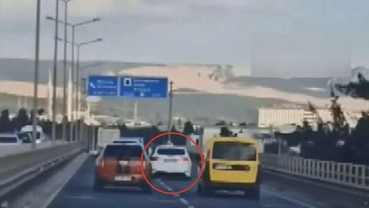 Trafikte makas atan sürücü sosyal medyadaki görüntülerden belirlenip yakalandı