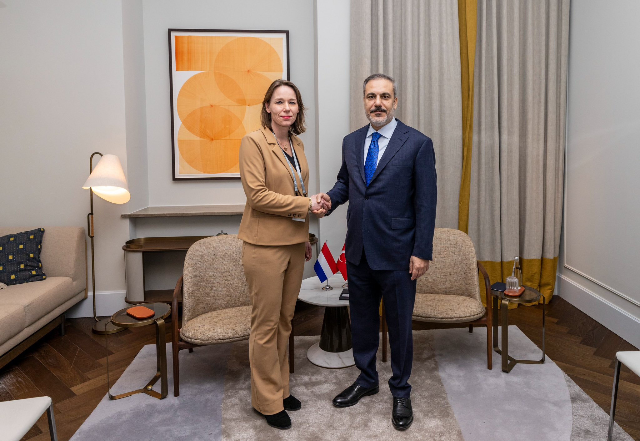 Bakan Fidan, Hollanda Dışişleri Bakanı Slot ile görüştü