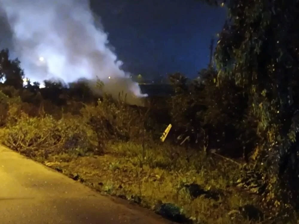 Antakya'da doğal gaz boru hattından gaz sızıntısı