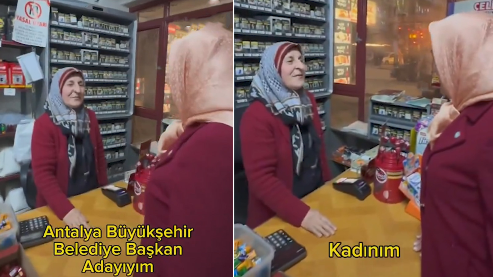 İYİ Parti Antalya adayı Nesrin Ünal’ın seçmenle diyaloğu viral oldu: Kadınım