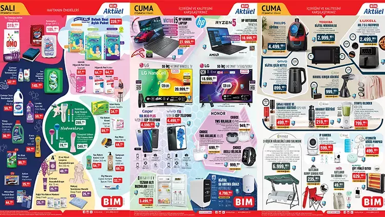 BİM aktüel ürünleri  20 Şubat kataloğunda ne var? BİM'de bu salı neler indirimde?