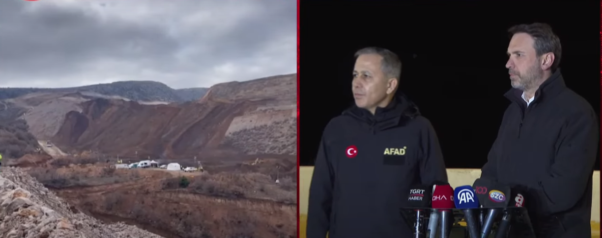 Bakan Yerlikaya ve Bayraktar'dan maden bölgesinde açıklamalar