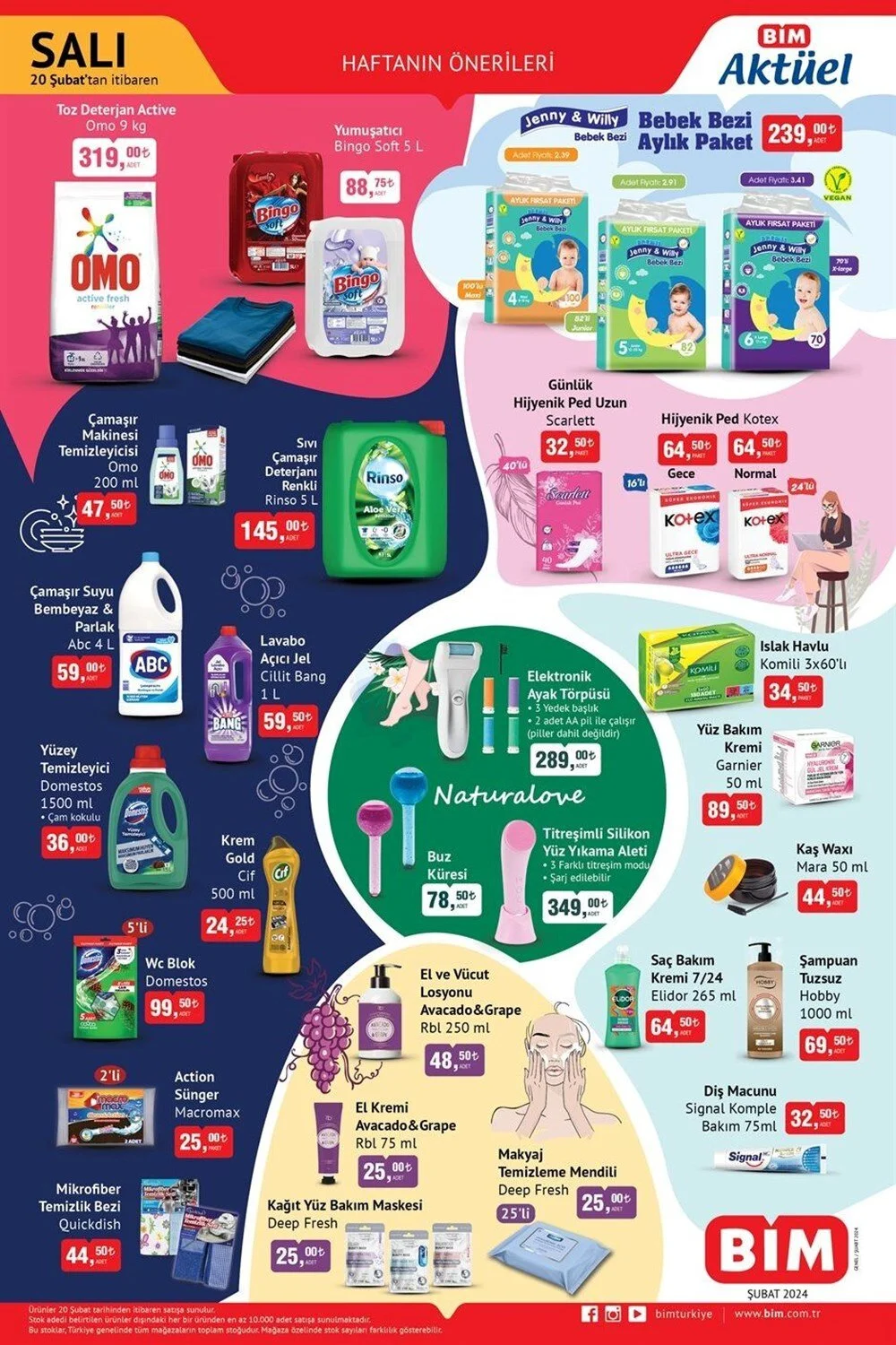 20 Şubat BİM aktüel ürünler kataloğu: Bu salı BİM'de ne var?