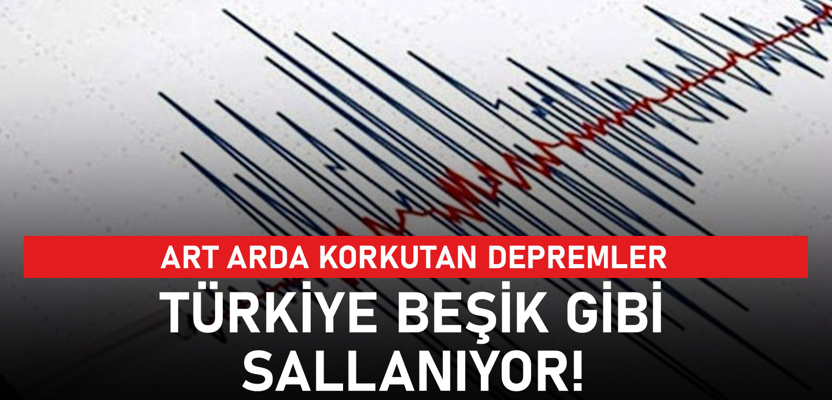 Türkiye birçok depremle sallandı