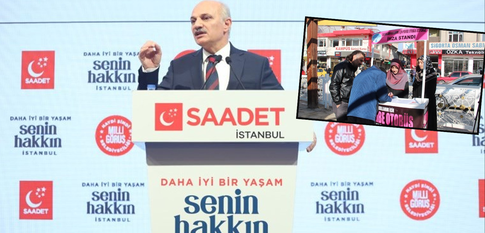 Saadet'in adayı Birol Aydın İstanbul'a vaadini sundu: Pembe metrobüsle güvenli ulaşımı sağlayacağız