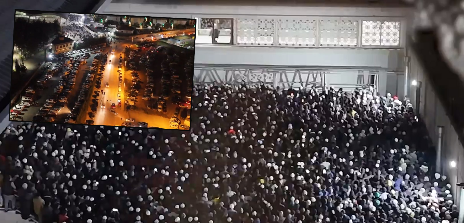 Avrupa'dan dönen Menzil şeyhi Elhüseyni'yi müritleri karşıladı: Taht kavgasında kardeşlere karşı 'gövde gösterisi' yapıldı