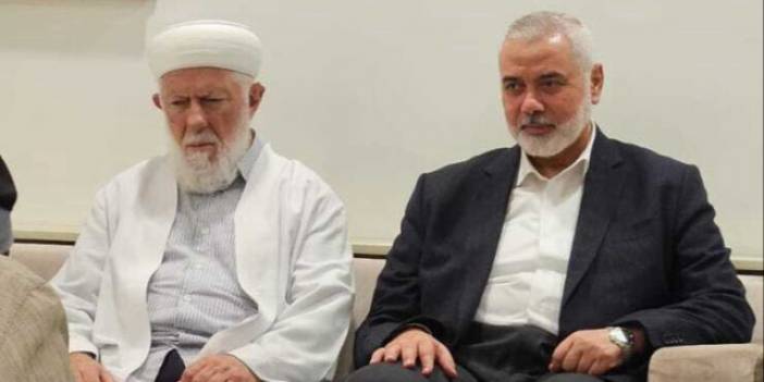 Hamas lideri Haniye'den İsmailağa Cemaati'ne taziye ziyareti