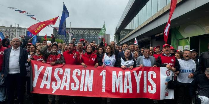Taksim'de "Kanlı 1 Mayıs" anması: Herkesi Taksim'e yürümeye çağırıyoruz