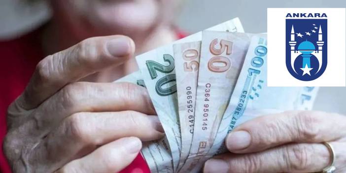 Ankara'daki emeklilere belediyeden maddi destek