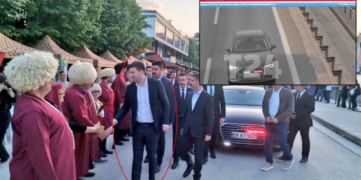 Ülkü Ocakları Başkanı'nın araçtan inerken görüntüleri ortaya çıktı!