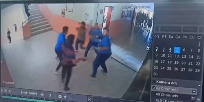 Okul müdürüne zincirle saldıran şüpheli yakalandı, babası aranıyor