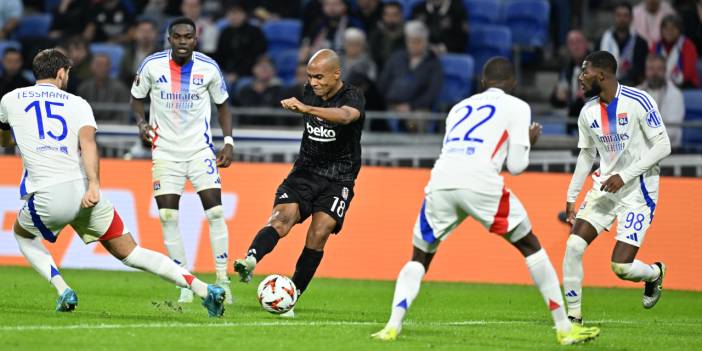 Beşiktaş Fransa'dan galibiyetle döndü: Lyon'a sahasında şok mağlubiyet