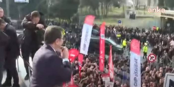 Ekrem İmamoğlu ifade sonrası açıklama yapıyor