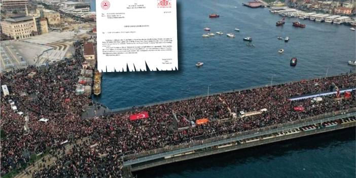 TÜGVA'ya serbest CHP'ye yasak! Valilik, Galata’daki Filistin yürüyüşüne izin vermedi