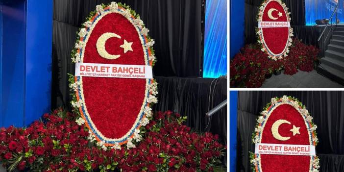 Bahçeli'den AKP kongresine özel aranjman