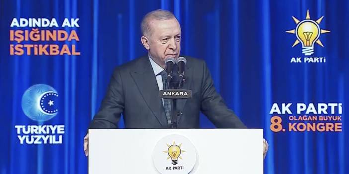 Erdoğan AKP 8. Olağan Kongresi'nde konuştu: Ya silah ya sivil siyaset