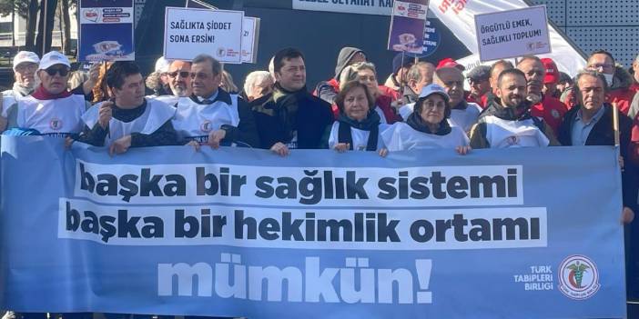 TTB'den 'Beyaz Yürüyüş': 'Yeni bir sağlık sistemi mümkün'