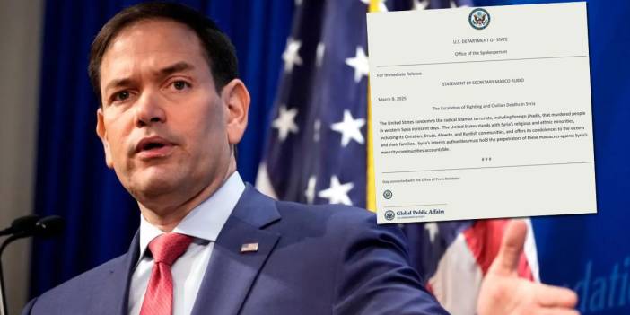 ABD'den Suriye açıklaması: 'Aleviler, Hristiyanlar ve Kürtlerin yanındayız'