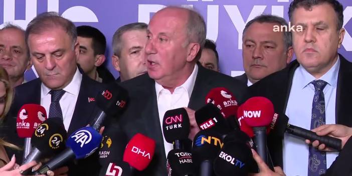 Muharrem İnce destek için Saraçhane'de: ‘Bütün muhalif güçlerle buna direnmek zorundayız’