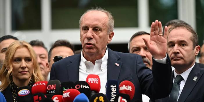 Muharrem İnce’den Adalet Bakanı Tunç’a yanıt: ‘Şimdi huzursuzluk sırası sizde’