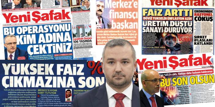 Ekonomide işler düzelmiyor... İktidara yakın Yeni Şafak'ın ekonomi yönetimine operasyonları bitmek bilmiyor