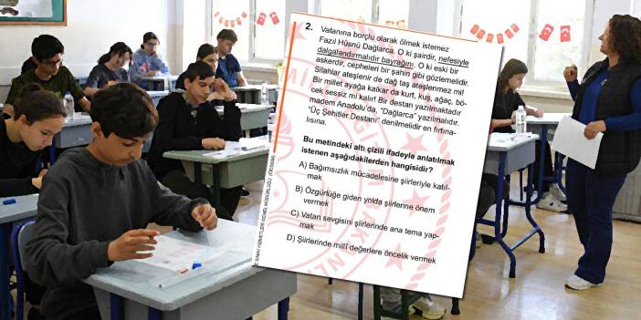 LGS’de tartışma yaratan soru: İptal edilecek mi