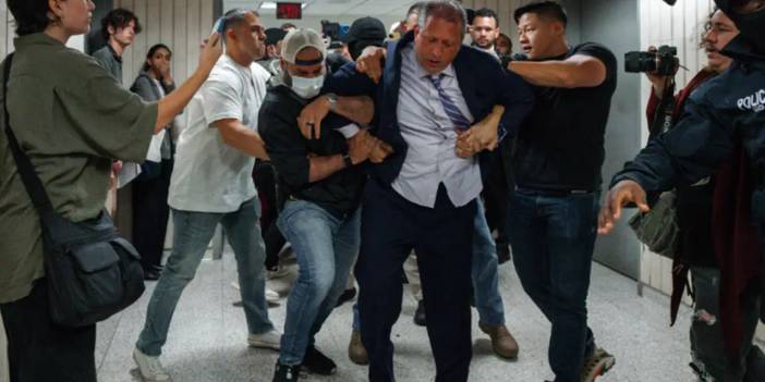 New York belediye başkan adayı yaka paça gözaltına alındı