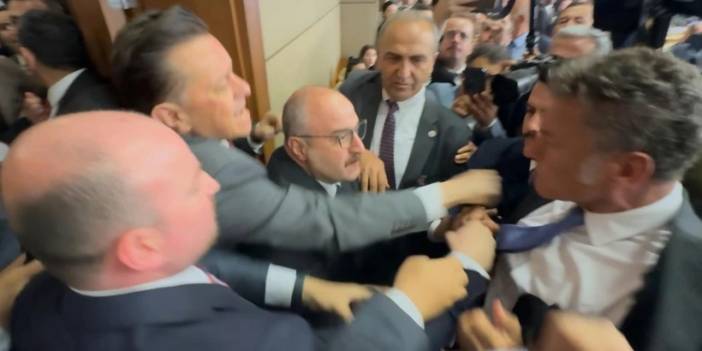 Meclis'te zeytinlik yasası gerilimi: Varank, Sarıbal’a fiziki müdahalede bulundu