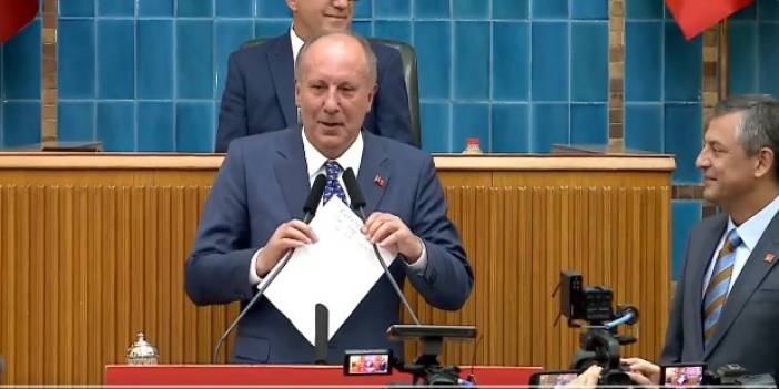 Muharrem İnce CHP'ye katıldı: Kurtuluş yok tek başına
