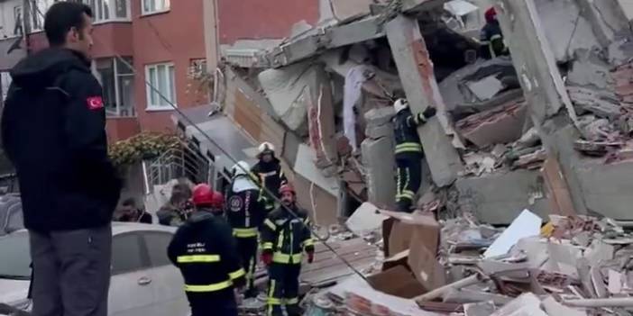 Gebze'de 6 katlı bina çöktü! Enkaz altında kalanlar var!