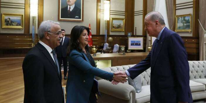 Erdoğan’la görüşen DEM Parti İmralı heyetinden açıklama