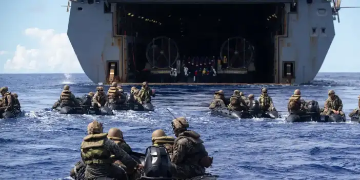 ABD deniz piyadeleri İran yolunda