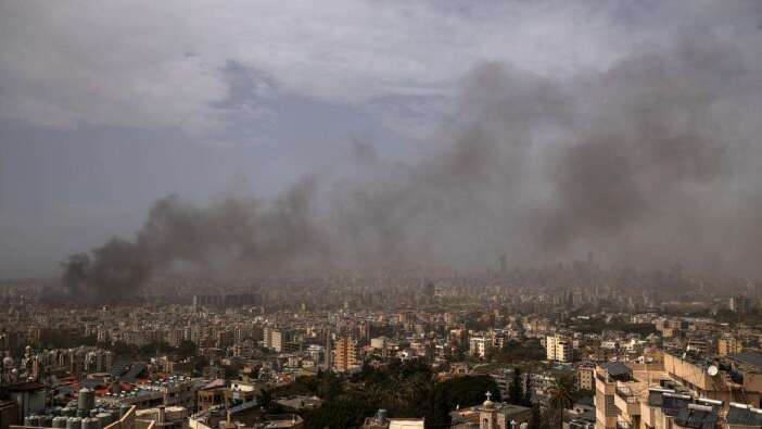 Beyrut'a şiddetli hava saldırıları