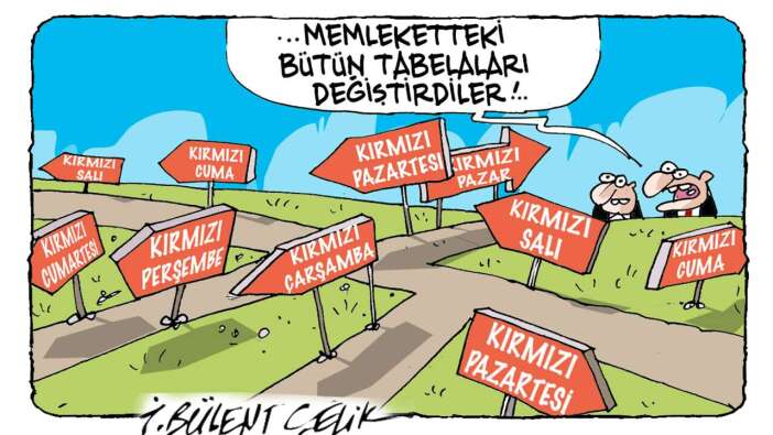 İ. Bülent Çelik'in 19 Nisan 2026 tarihli karikatürü