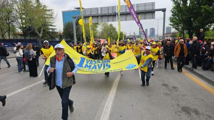 Ankara'da 1 Mayıs mitingi: Doruk Madencilik işçileri de alanda