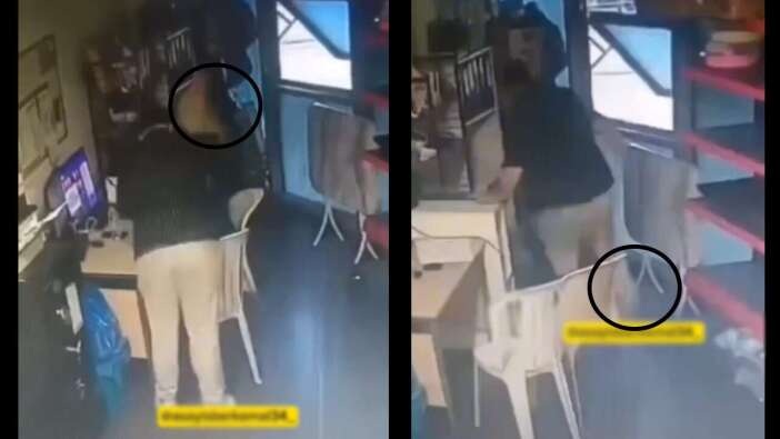 Bölge sorumlusu erkek, kadın çalışana saldırdı ve yerde tekmeledi!