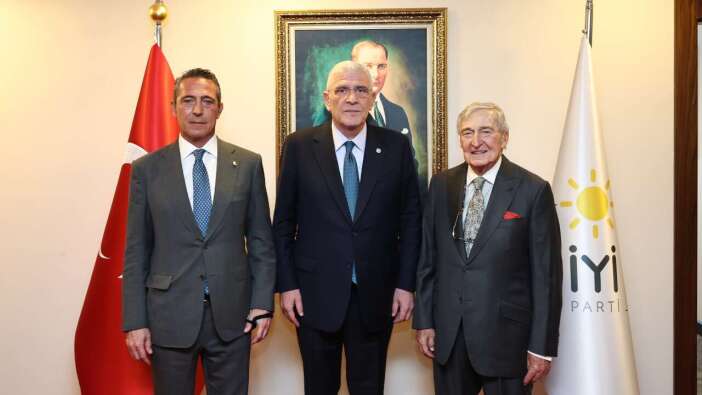 Rahmi Koç ve Ali Koç, Müsavat Dervişoğlu'nu ziyaret etti