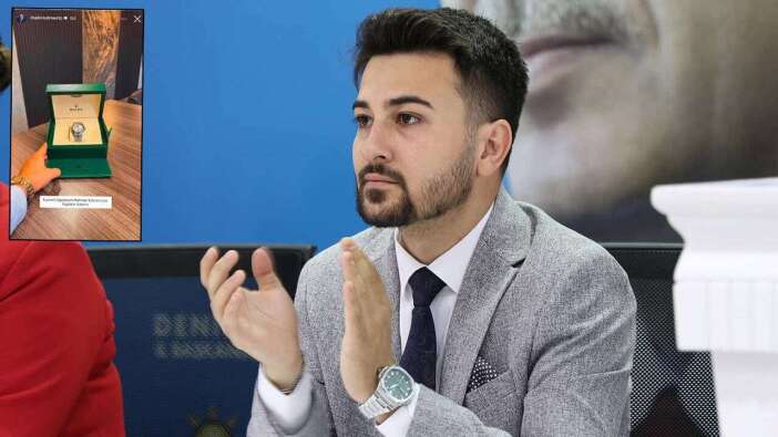 AK Parti Gençlik Kolları Başkanı’na milyonluk saat hediyesi