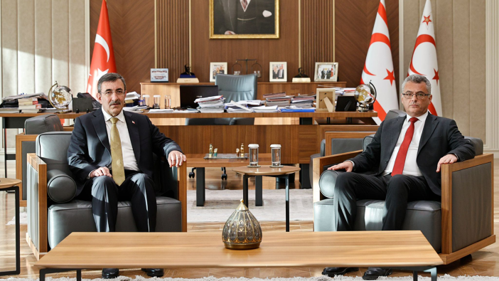 Cevdet Yılmaz'dan KKTC Cumhurbaşkanı Erhürman'a taziye ziyareti