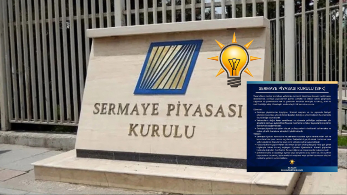 Fon krizinde AK Parti'den dikkat çeken hamle: SPK'ya görevlerini hatırlattı