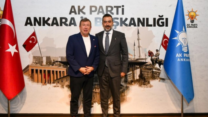 Tanju Çolak yine döndü, AK Partiyi ziyaret etti