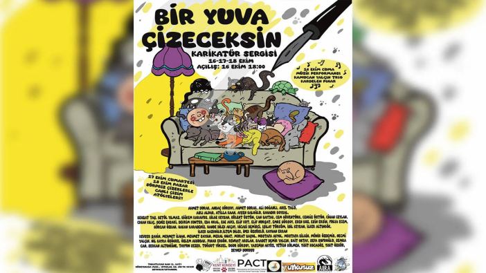 Tokatlıyan Han 'Bir Yuva Çizeceksin' sergisine ev sahipliği yapacak