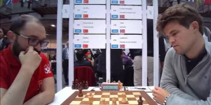 Büyük Usta Mustafa Yılmaz, satrancın 1 numarası Magnus Carlsen ile berabere kaldı