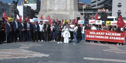 Ataması yapılmayan öğretmenlerden Ankara'da eylem