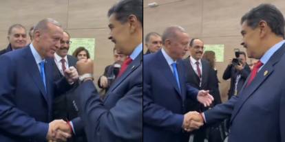 Maduro ve Erdoğan, BRICS Zirvesi'nde yumruklarını sıktı: 'Doğru yoldayız'