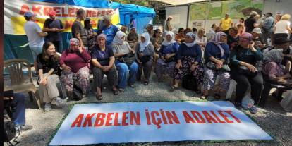 Akbelen'de nöbet tutanlara 'işgal'den dava! Talana karşı duranlara yargı sopası