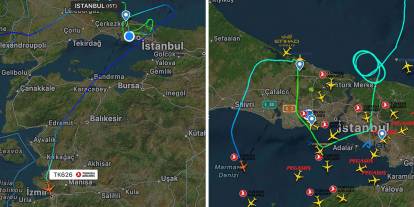 Lodos ve şiddetli yağış İstanbul’da uçuşları felç etti!