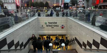 Taksim'deki metro istasyonları geçici süreyle kapatılacak