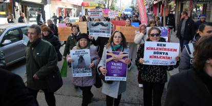 Edirne'de kadınlardan 25 Kasım yürüyüşü