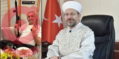 Diyanet İşleri Başkanı Ali Erbaş’ın prensi olarak bilinen imamdan silahlı paylaşım!